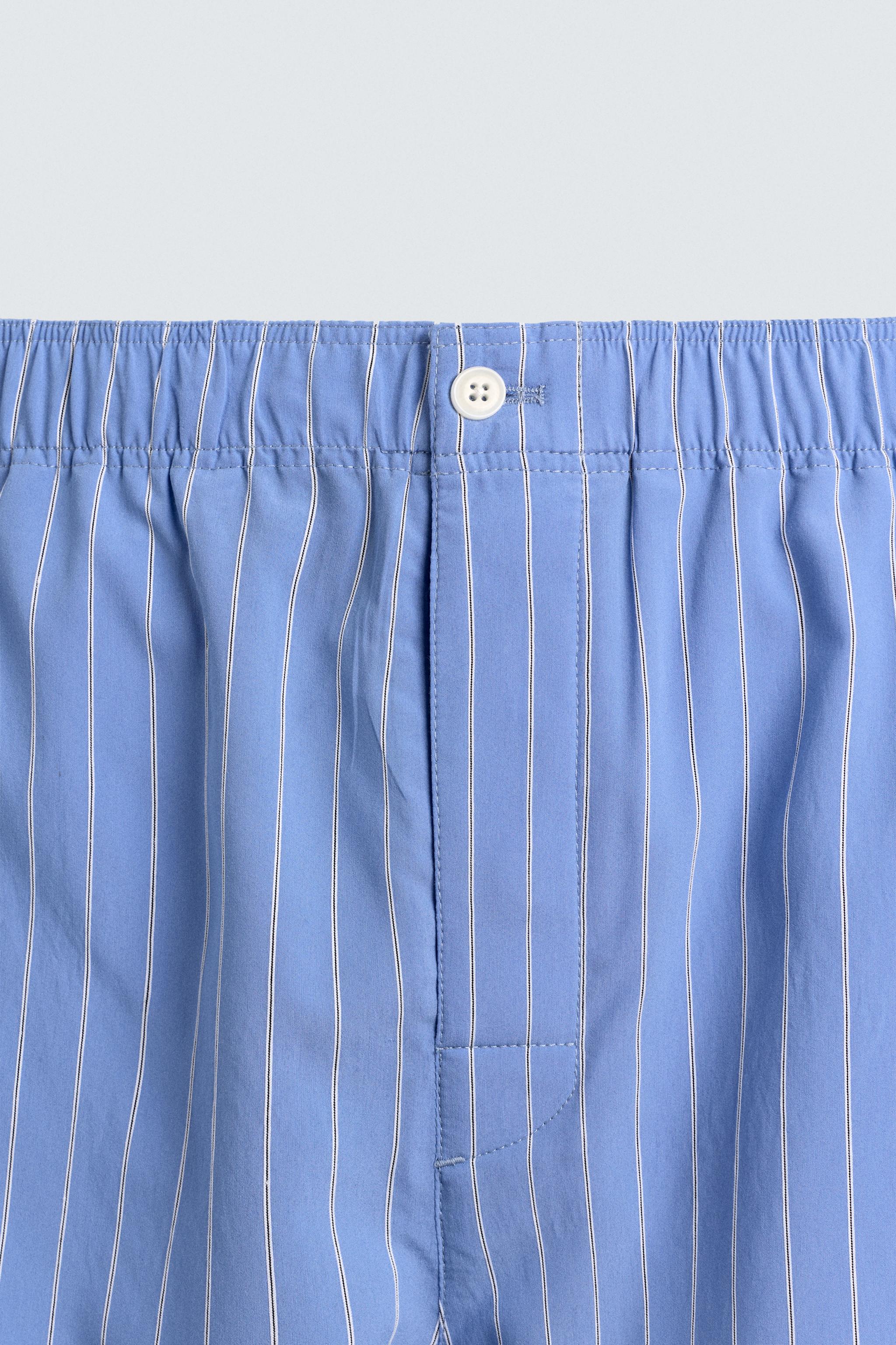REGULAR FIT STRIPED PANTS